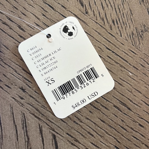 Free People Movement Never Better Square Neck Bra XS NWT Lilac ice - Picture 9 of 12